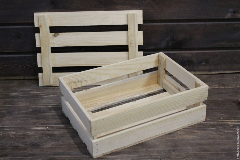 Деревянные ящики для подарков