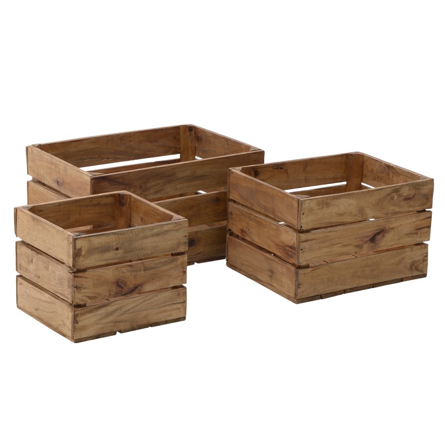 Деревянные ящички