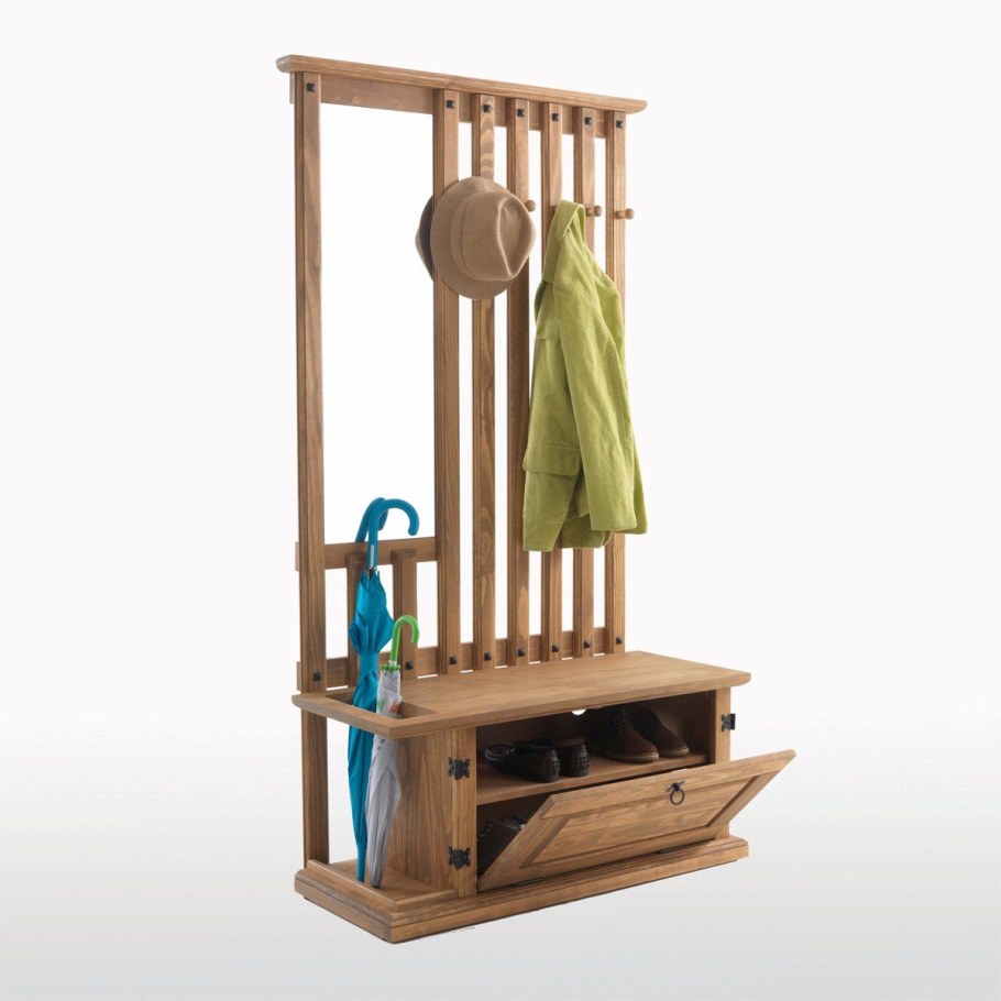 Реечная вешалка в прихожую