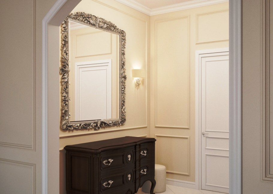 Зеркало в маленькой прихожей