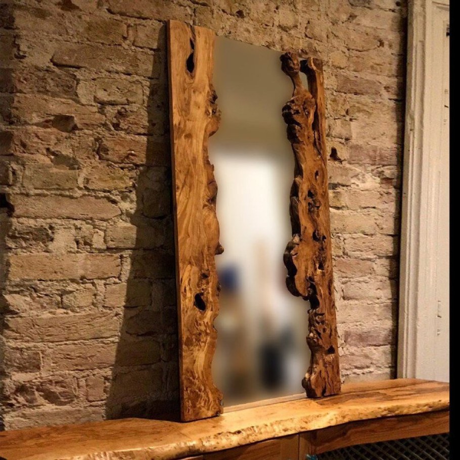 Зеркало лофт дерево