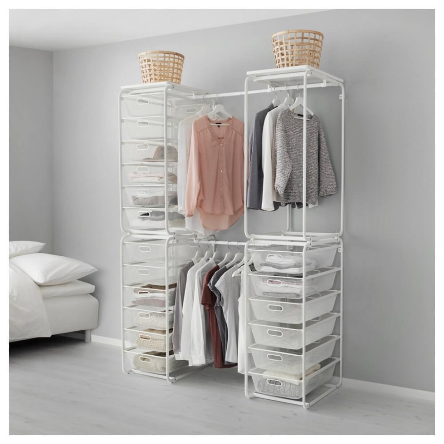 Гардеробная икеа АЛЬГОТ