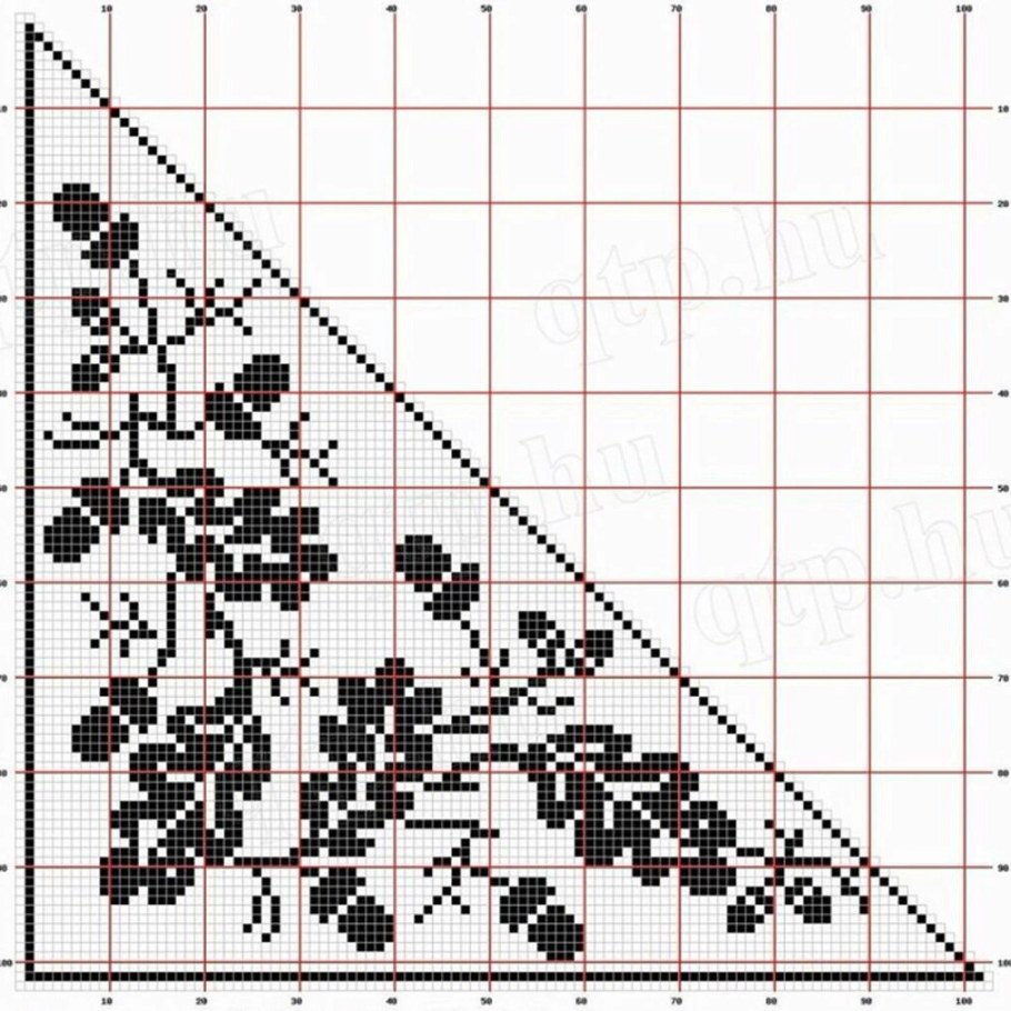Угловой орнамент вышивка