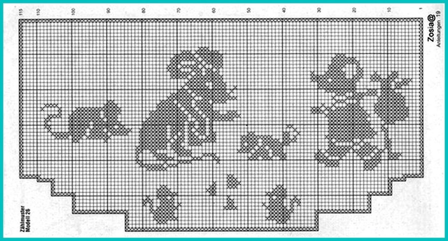 Филейный узор для мальчика