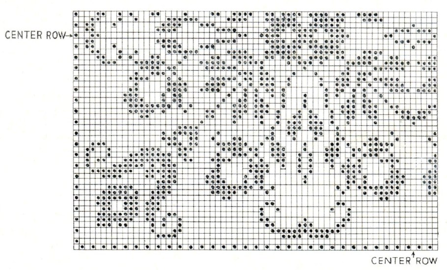 Филейный узор колокольчик