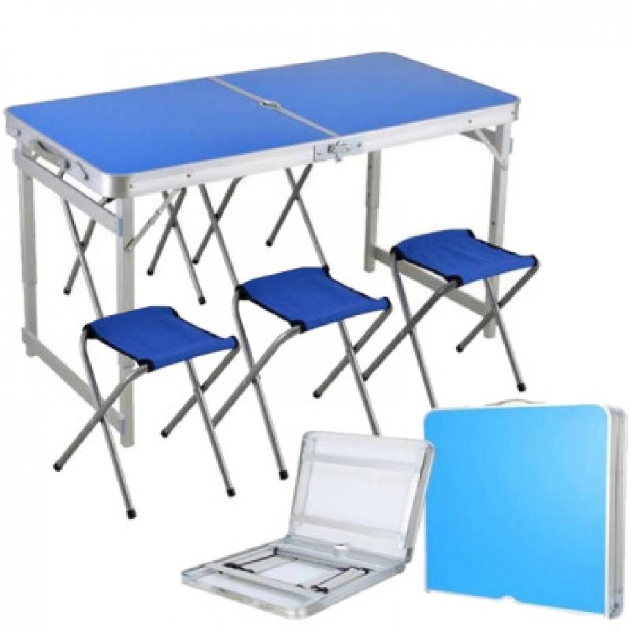 Стол туристический складной алюминиевый 120х60х70