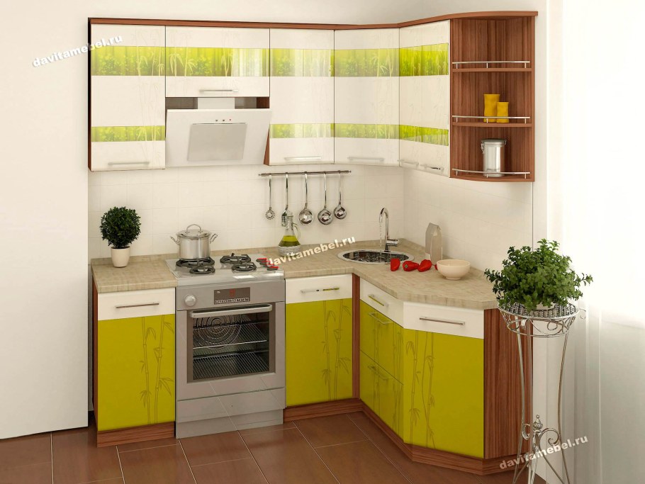 Кухня Тропикана 17 угловая