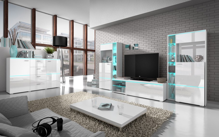 Мебель Глосс белый глянец