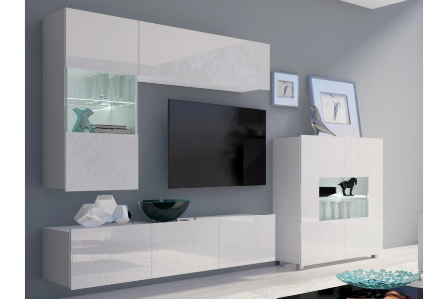 Стенка АЙМЕБ (Модерн) 4 глянцевая МДФ