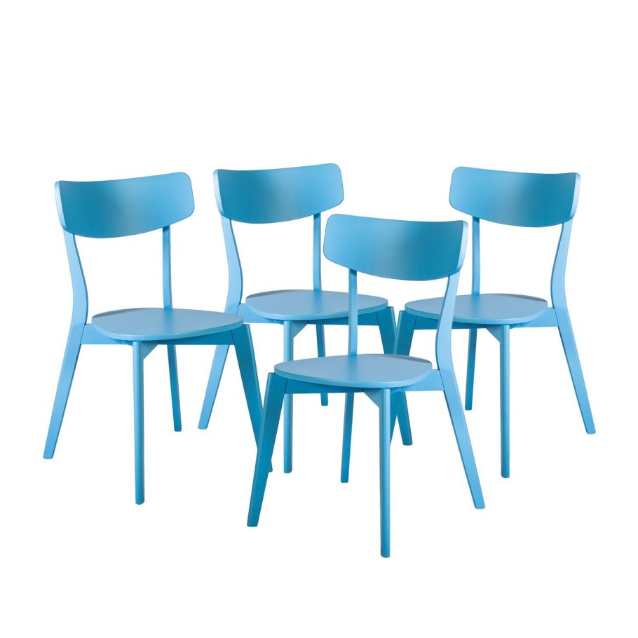 Стулья на кухню синие и голубые