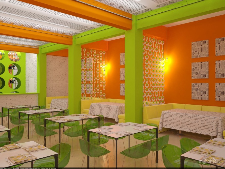 Интерьер детского кафе