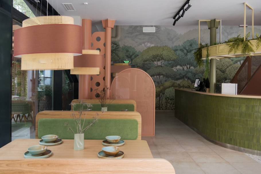 Семейный ресторан ботаника Москва дизайн