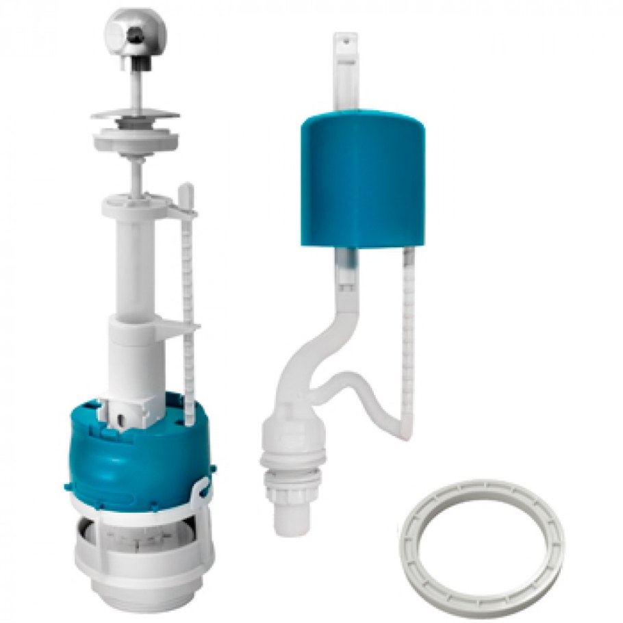 Арматура ниж/подв, хром шток. Инкоэр (СБА-НПРНРФ-А-В Р) 1-3-2-4