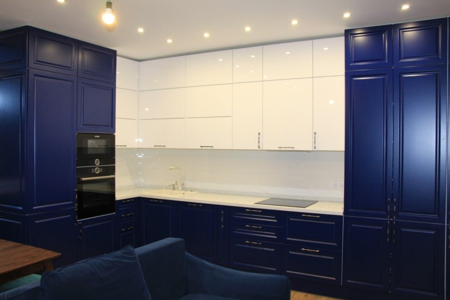 Кухня Аквамарин МДФ эмаль