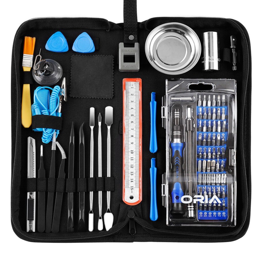 Набор прецизионных отверток Oria 84 в 1, набор магнитных отверток для IPAD,