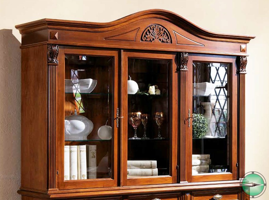 Итальянский буфет 3 дверный Puccini Bianco фабрики Claudio Saoncella