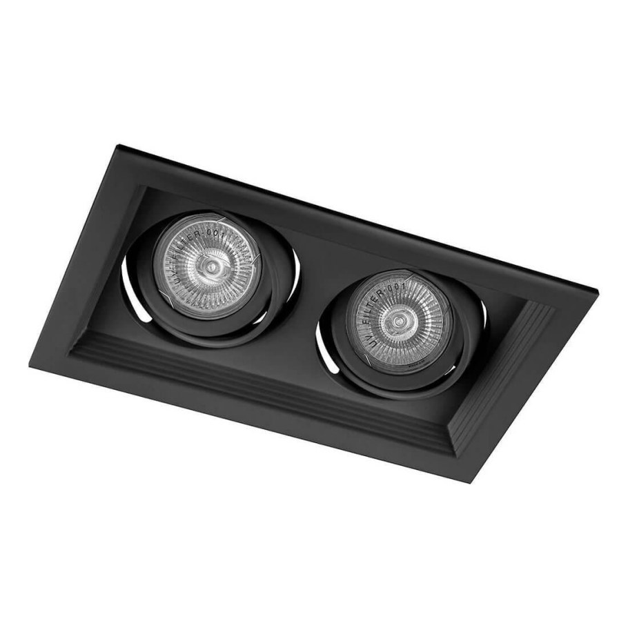 Светильник встраиваемый Feron dlt202 потолочный mr16 g5.3 черный