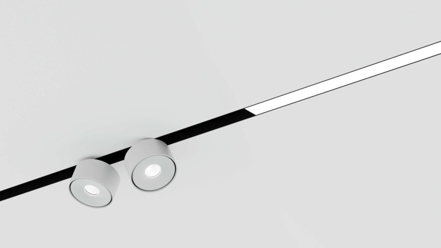 Встроенный трековый светильник ЦЕНТРСВЕТ, line (l-407мм)