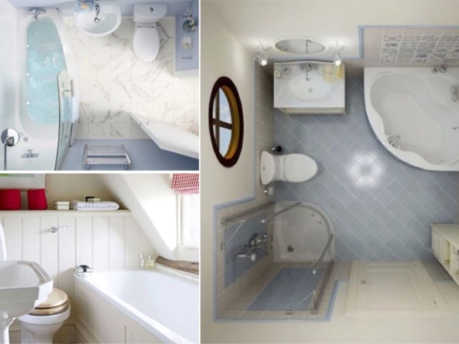 Ванная совмещенная с туалетом и котельной