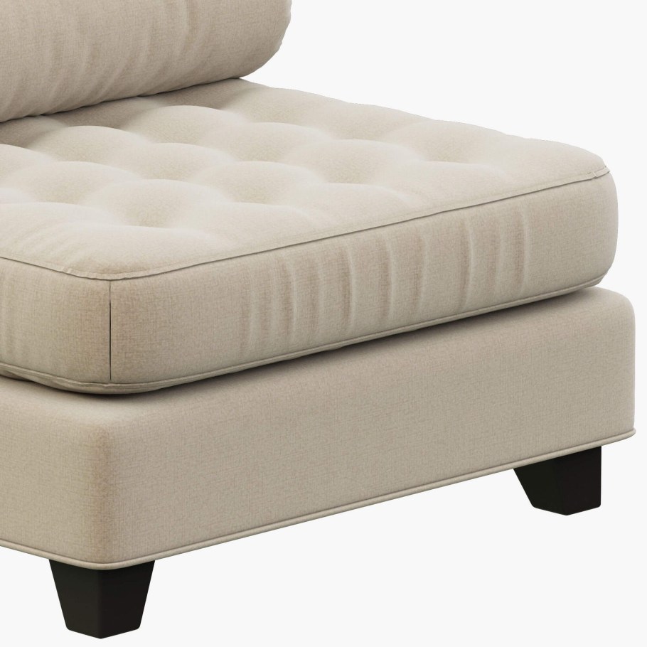 Кресло без подлокотников стеганое