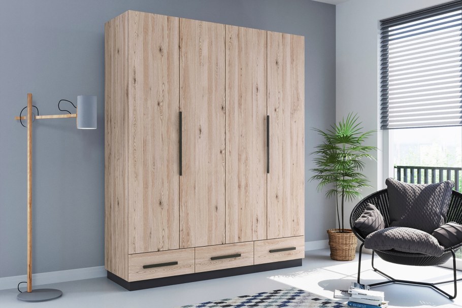 Шкаф распашной цвет дуб Артисан