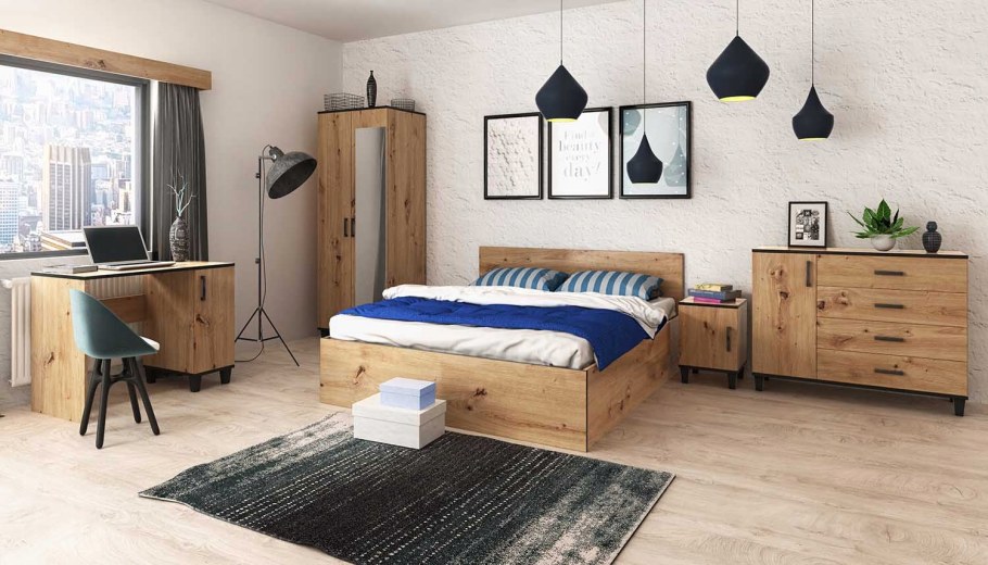 Кровать дуб Artisan