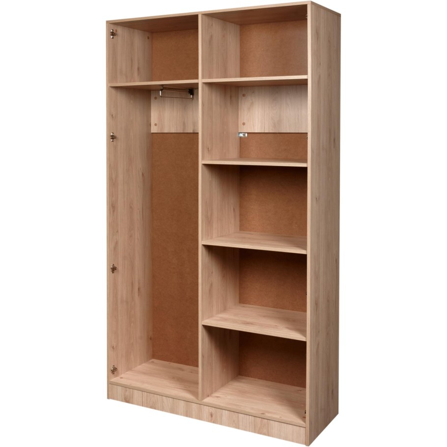 Шкаф распашной Турин 120х212х60 см ЛДСП цвет Гикори Джексон