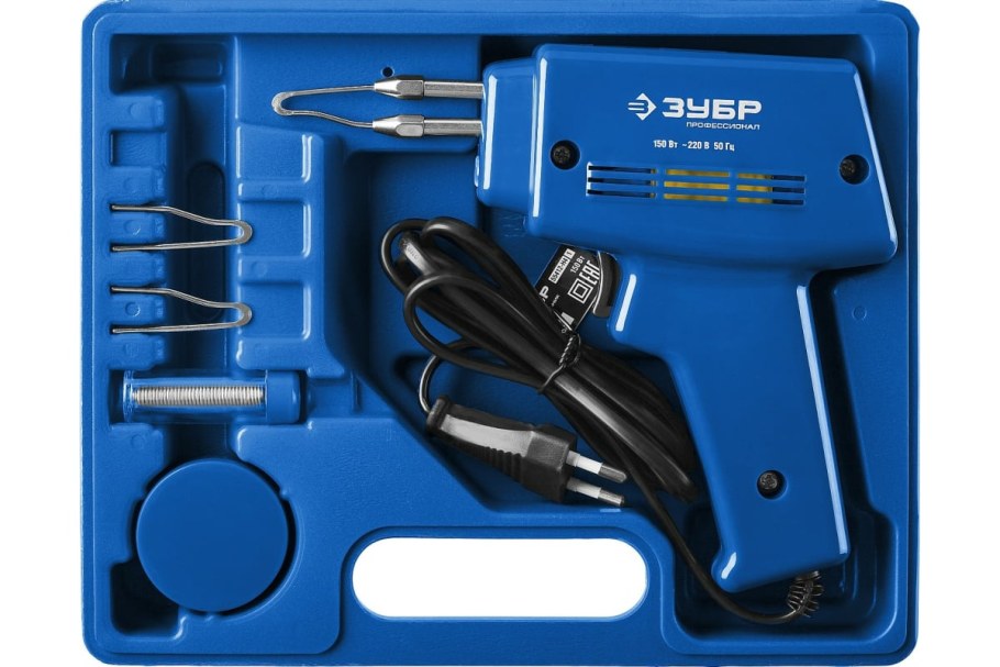 Электропаяльник ЗУБР профессионал 60вт конус (55402-60 z01)