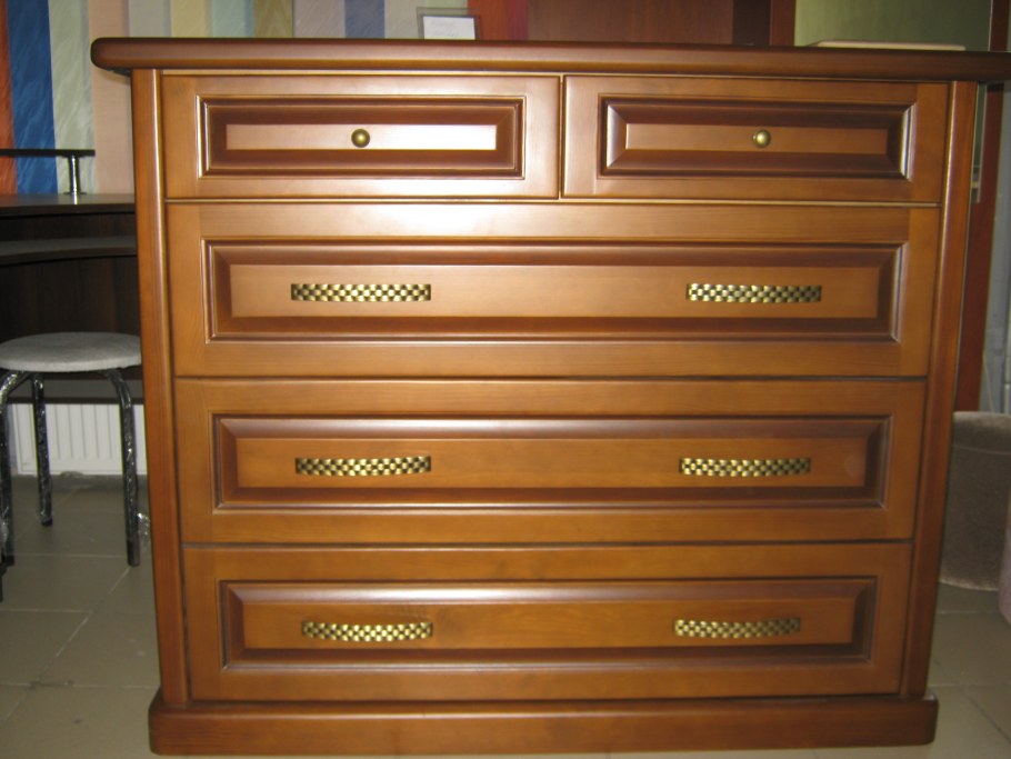 Мебель из натурального дерева эмалированная