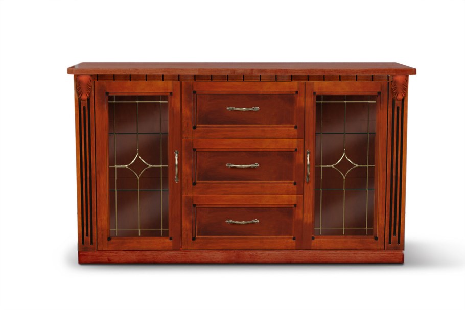 Комод с витражом