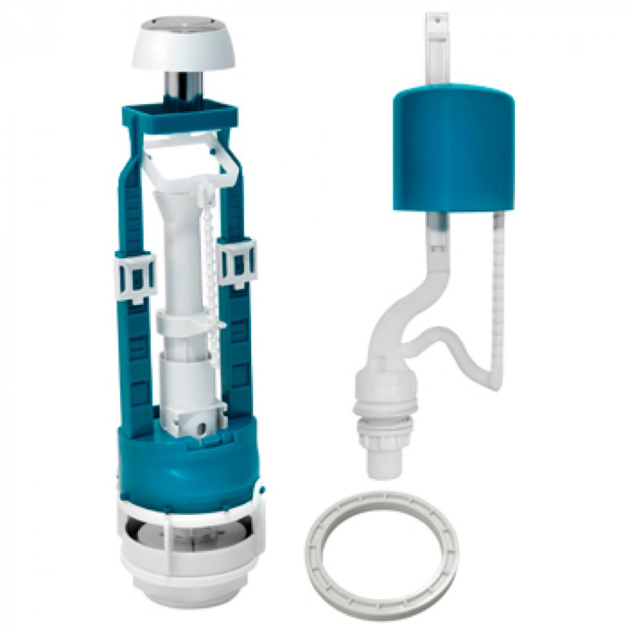 Арматура для бачка Инкоэр кноп/мет ниж/подв (НПРСБ) И-сб1-НПРНРФ-А-В Р