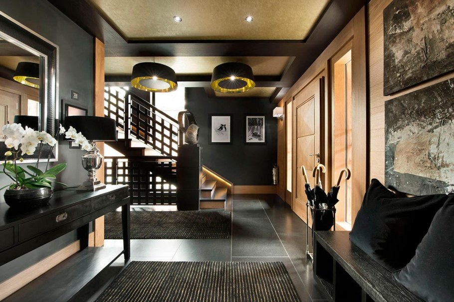 Интерьер в черном стиле