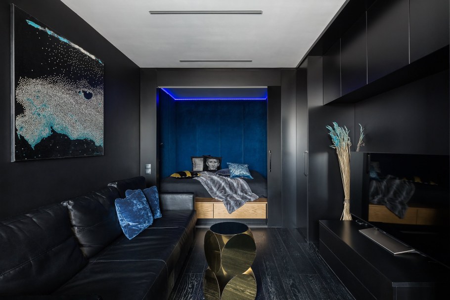 Квартира в стиле тотал Блэк