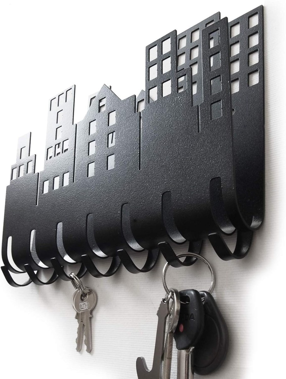 Welcome Copper Key Holder - Modern Key Holder for Wall