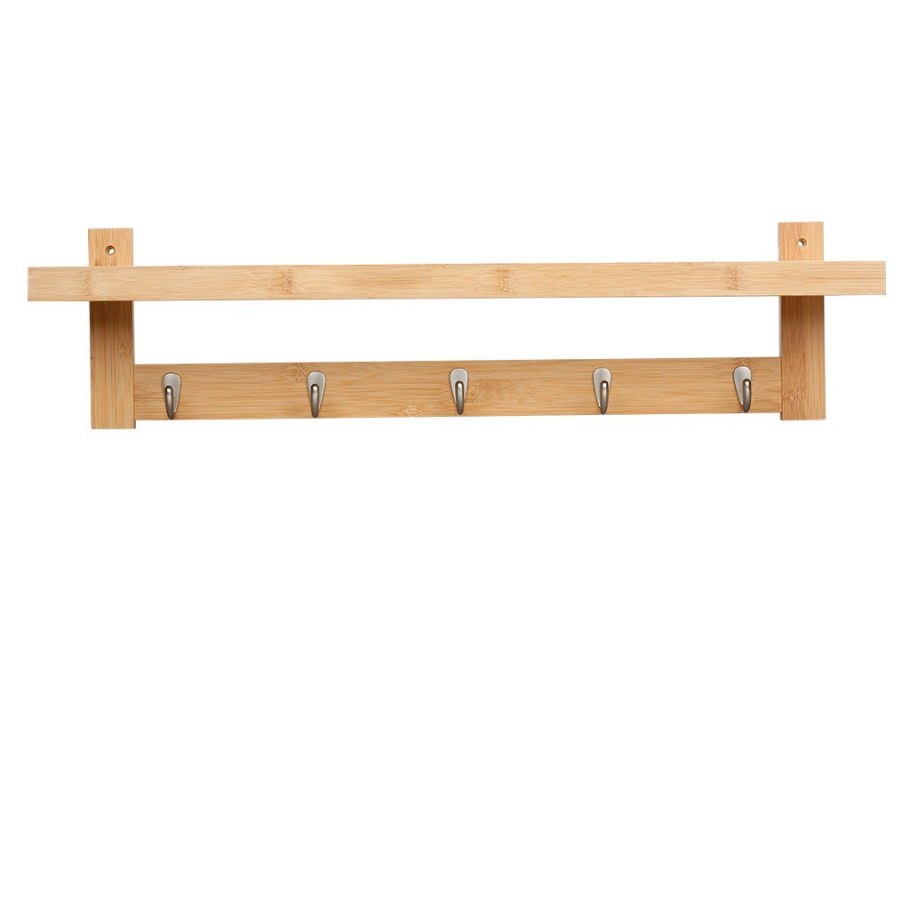 Полка для головных уборов с крючками