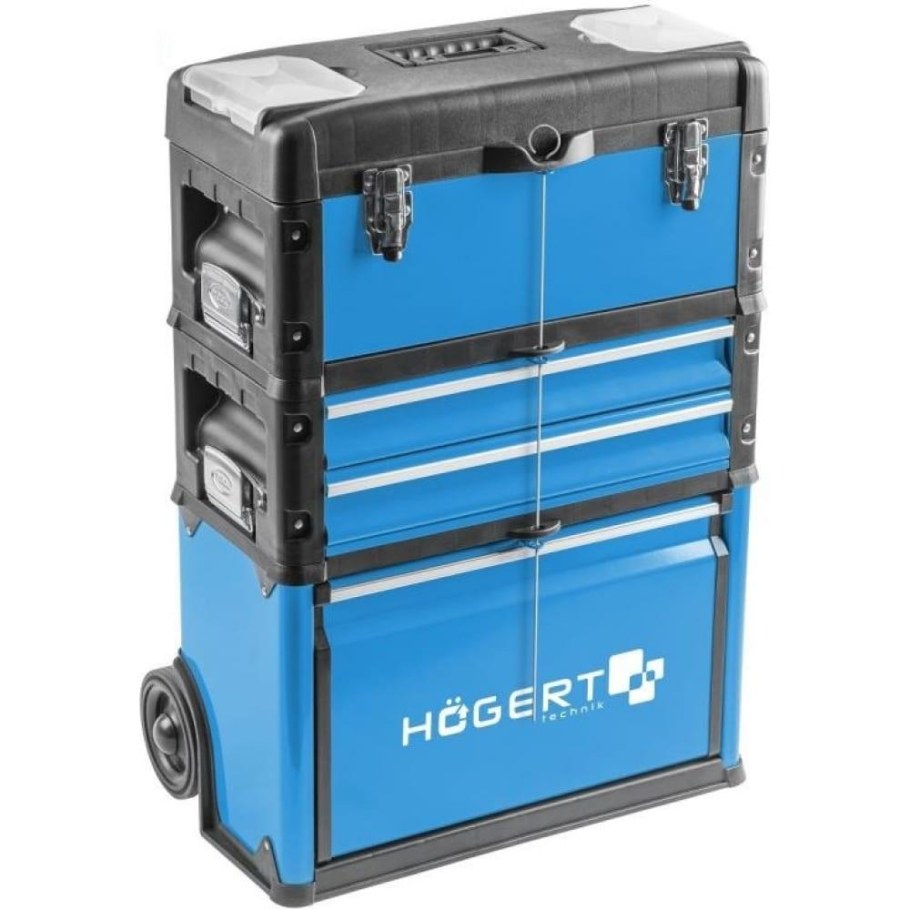 Hoegert инструментальная тележка с тремя независимыми модулями HOGERT ht7g