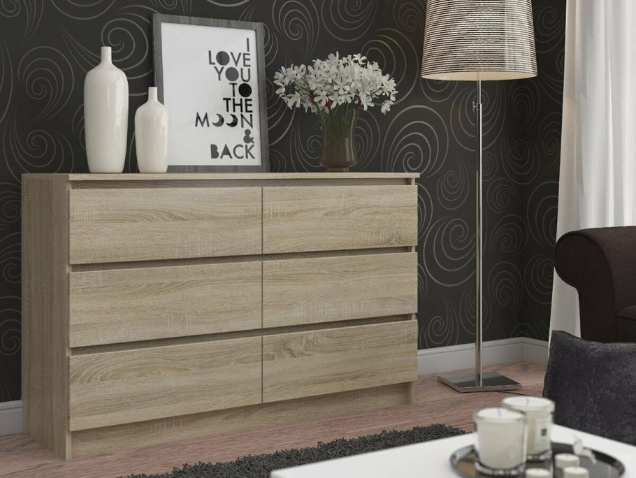Комод 120 см дуб сонома