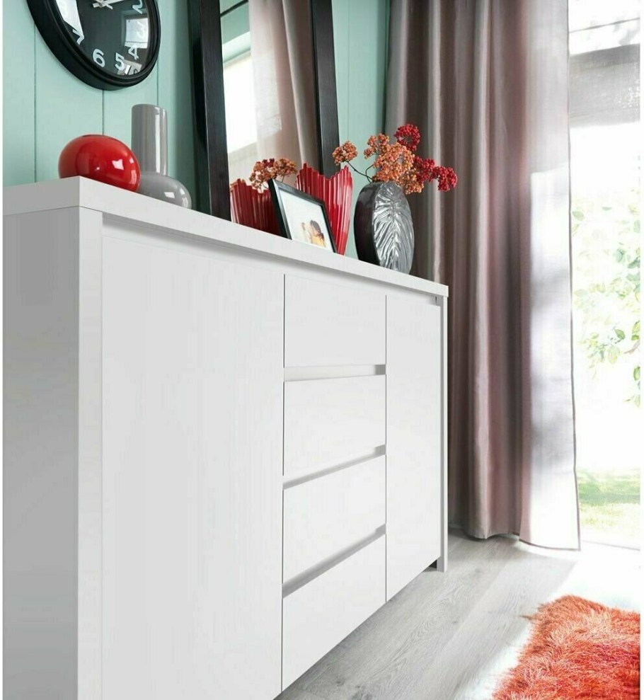 Комод 150 см Fever ком1w2d1s/9/15 белый глянец,BRW