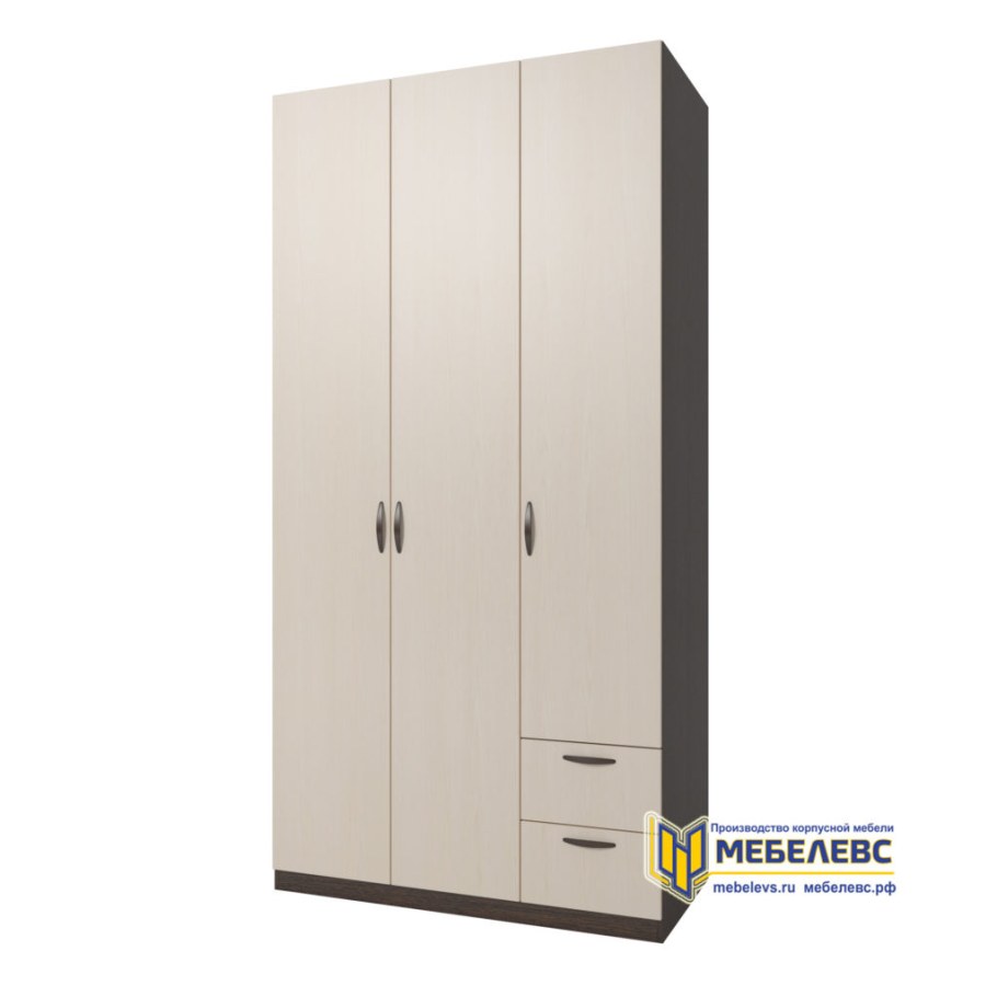 Шкаф дуб.Паллада бельевой