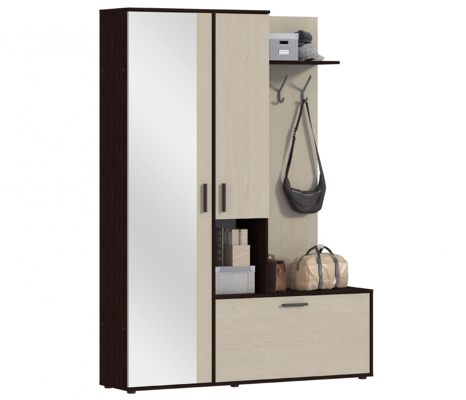 Саша сб-2739 прихожая венге Камиро/дуб Паллада