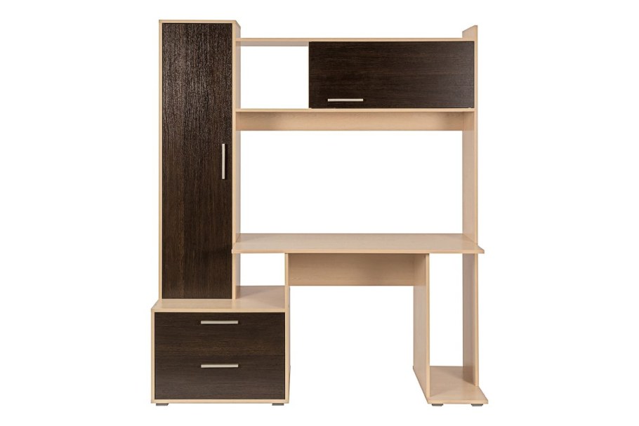 Стол компьютерный Брайтон 2000 дуб Паллада/ венге