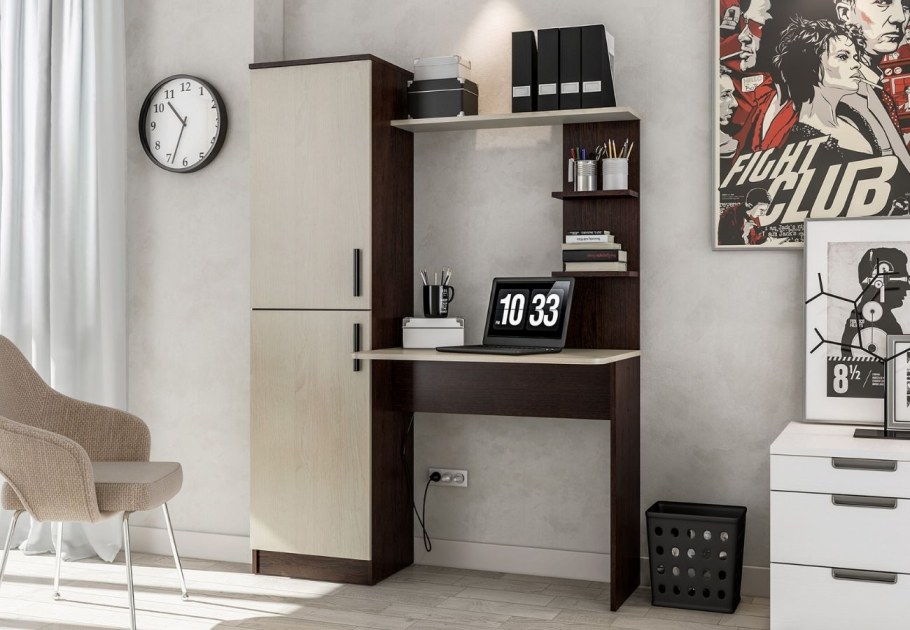 Тесса сб-2737 стеллаж со столом