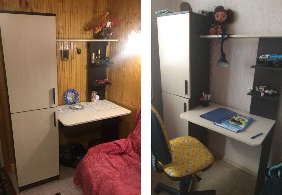 Переделал кладовку в кабинет