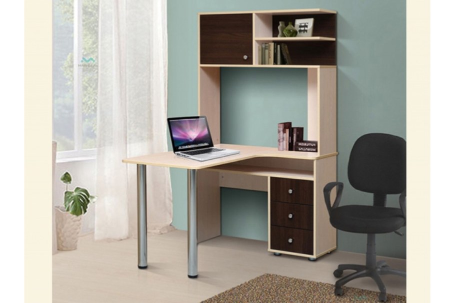 Стол компьютерный СК-1 ясень шимо светлый