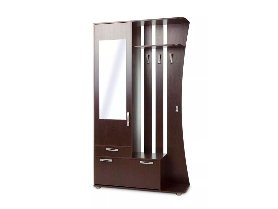 Прихожая Варда ясень темный/белый