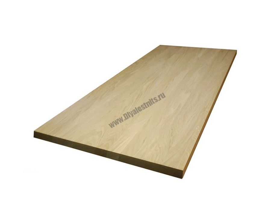 Цельноламельный щит дуб