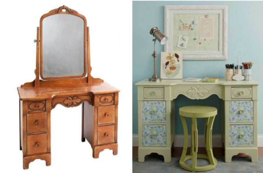 Старый туалетный столик