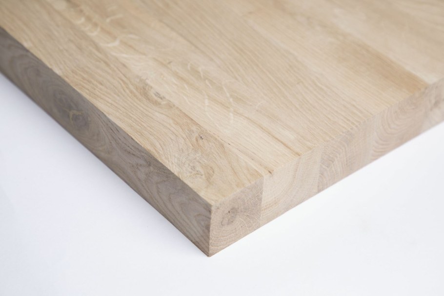 Мебельный щит ясень цельноламельный