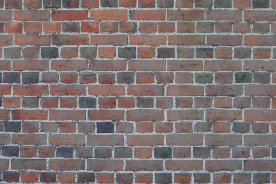 Английский кирпич на белом фоне