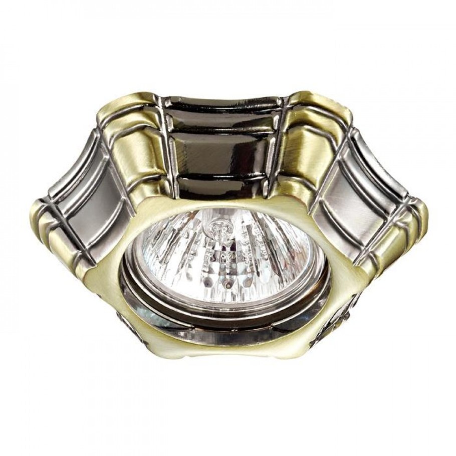 Светильник встраиваемый Novotech "Forza", неповоротный, GX5.3, 12 В, 50 Вт